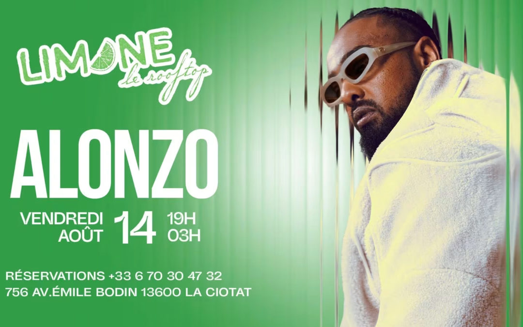 Alonzo en Showcase au Limone Rooftop à La Ciotat
