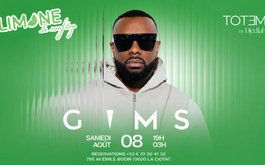 Gims en showcase au Limone Rooftop La Ciotat !