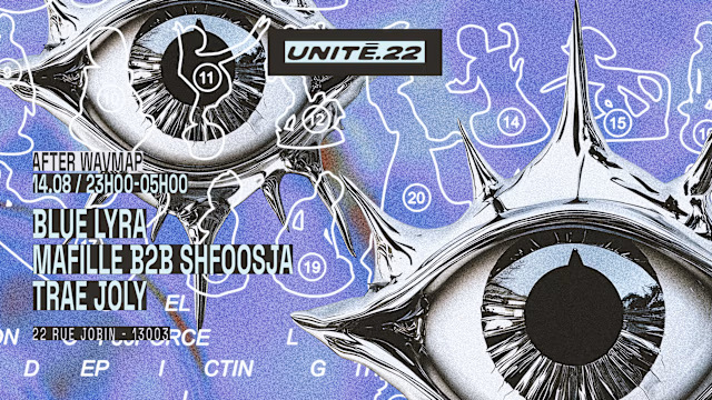 U.22 X Wavmap : Blue Lyra, Mafille B2b Shfoosja, Trae Joly