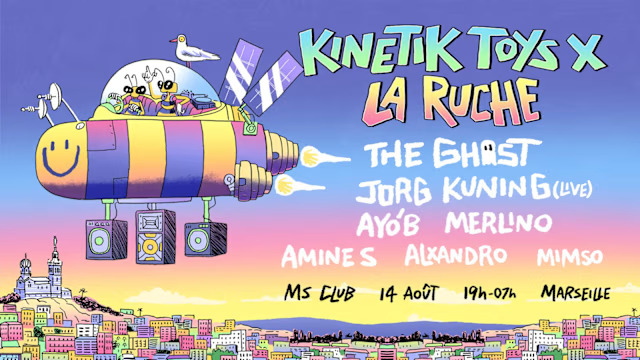 La Ruche X Kinetik Toys : The Ghost, Jorg Kuning (Live)