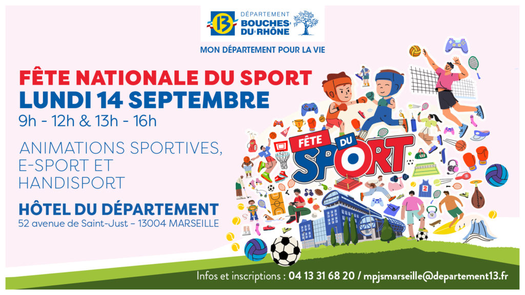 Fête nationale du sport : le Département vous fait bouger gratuitement lundi 14 septembre à l&rsquo;Hôtel du Département !