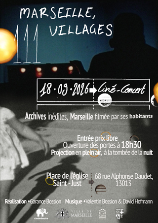 Ciné-concert – Marseille 111 Villages « Les premiers pas »