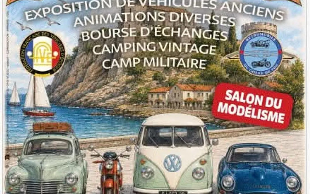 Rétro Fos : expo voitures anciennes entrée libre !