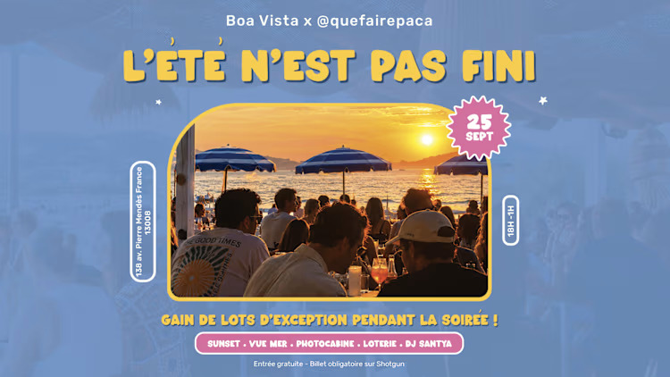 L’été n’est pas fini