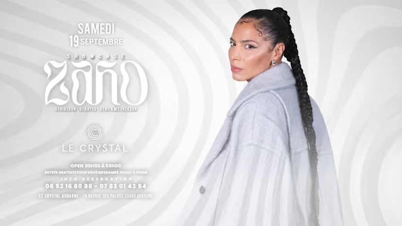ZAHO en Showcase au Crystal à Aubagne