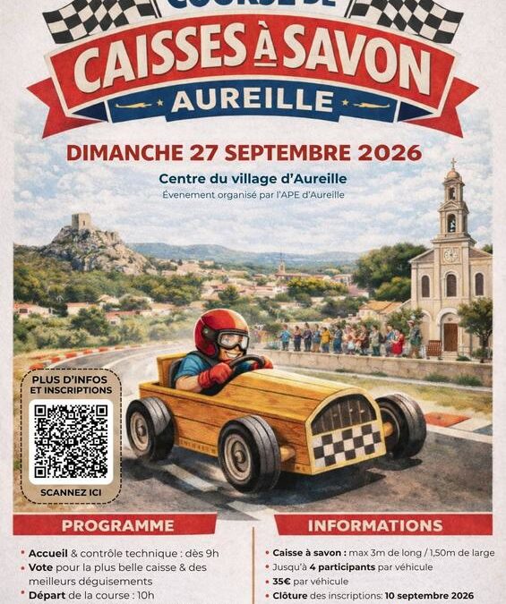 Une course de caisse à savon à Aureille !