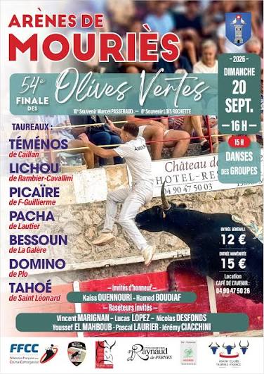 Course camarguaise : Finale des Olives Vertes !