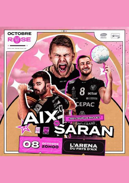 Octobre Rose à l&rsquo;Arena : le PAUC affronte Saran pour une soirée engagée, accessible et festive !