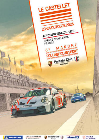 Le Porsche sprint challenge au Castellet !